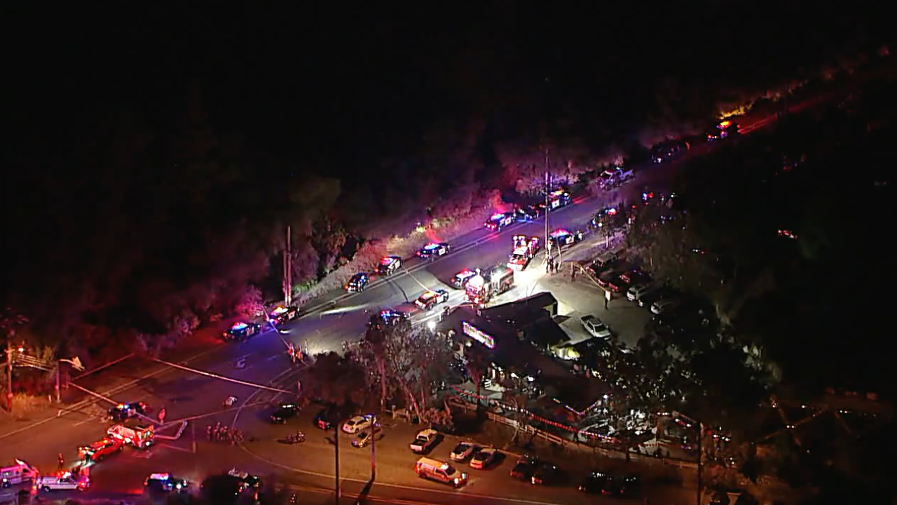 Gunfire at a California biker bar kills 4 people, including the shooter, and wounds 5 more